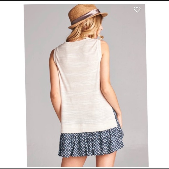 🦋4/$25 Sleeveless V-Neck Tunic Various Sizes Available - Picture 7 of 15